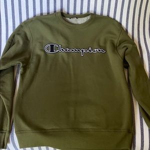 Green Champion Crewneck